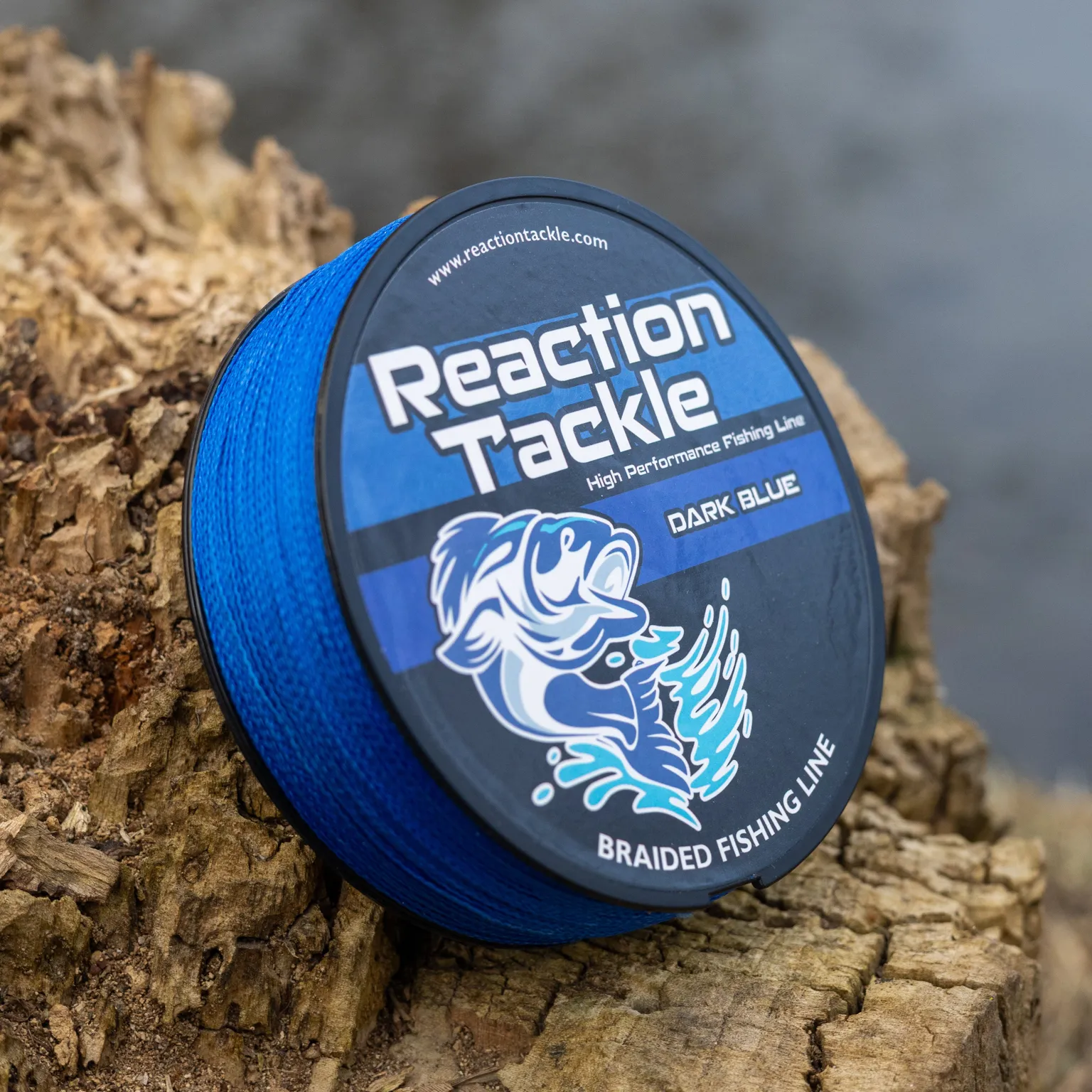 Reaction Tackle Braided Fishing Line - Dark Blue
